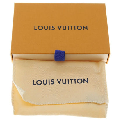 Louis Vuitton Monogram Eclipse Mono Chain Leather Blur Black Silver Bracelet — view 6