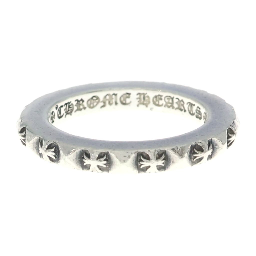 Chrome Hearts Tfp Pnk Pls True Faucin Punk CH Plus Ring Silver