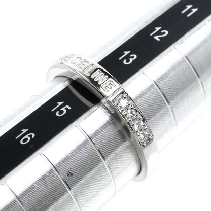 Celine Platinum Ring Diamond Vintage — view 6
