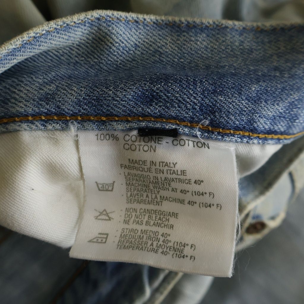 Gucci Distressed Organic Denim Pants Indigo — view 8