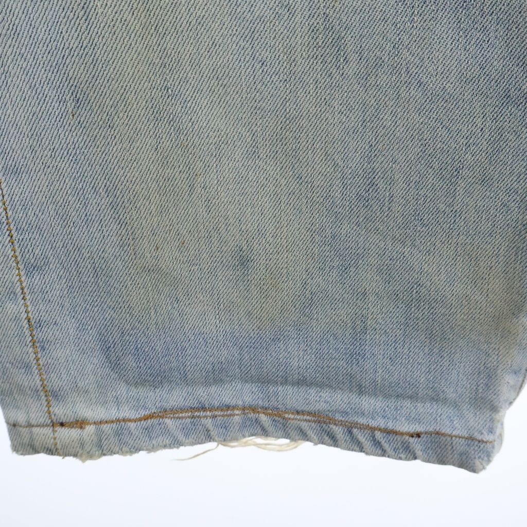 Gucci Distressed Organic Denim Pants Indigo — view 6