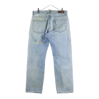Gucci Distressed Organic Denim Pants Indigo — view 2