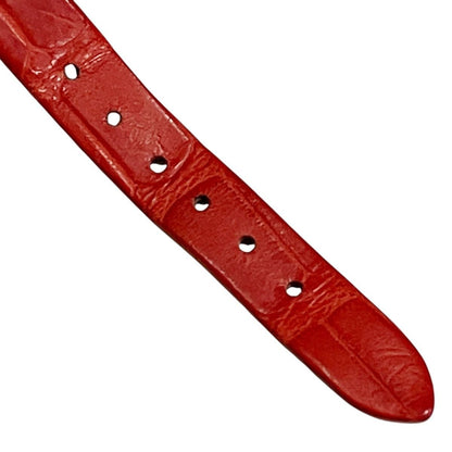 Van Cleef & Arpels Facade Watch SS Leather Quartz White Dial T5 — view 7