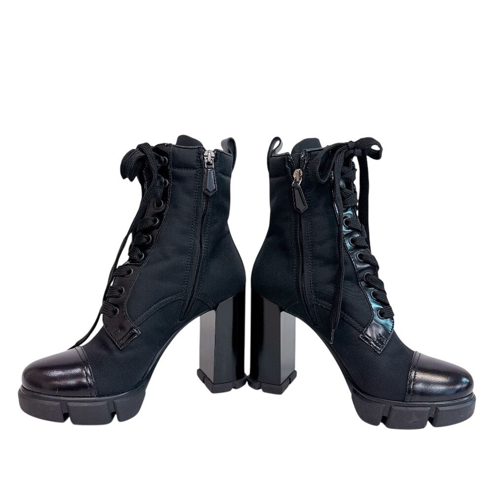 Prada Short Triangle Logo Boots