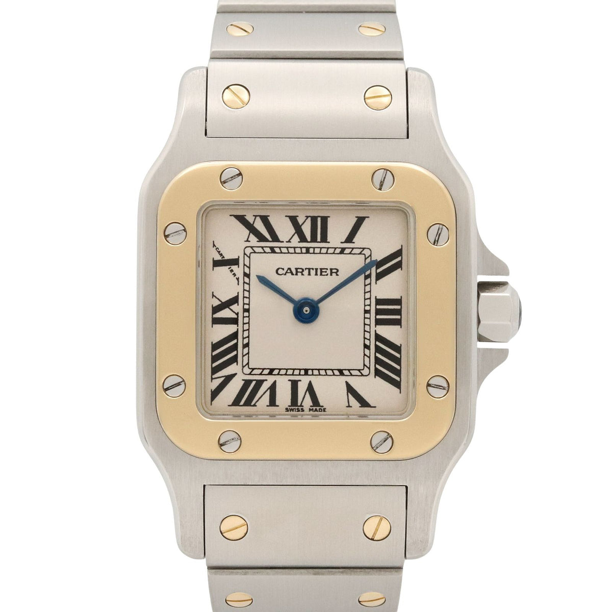 Cartier Watch Santos Galbee SM Silver 18K Stainless Steel
