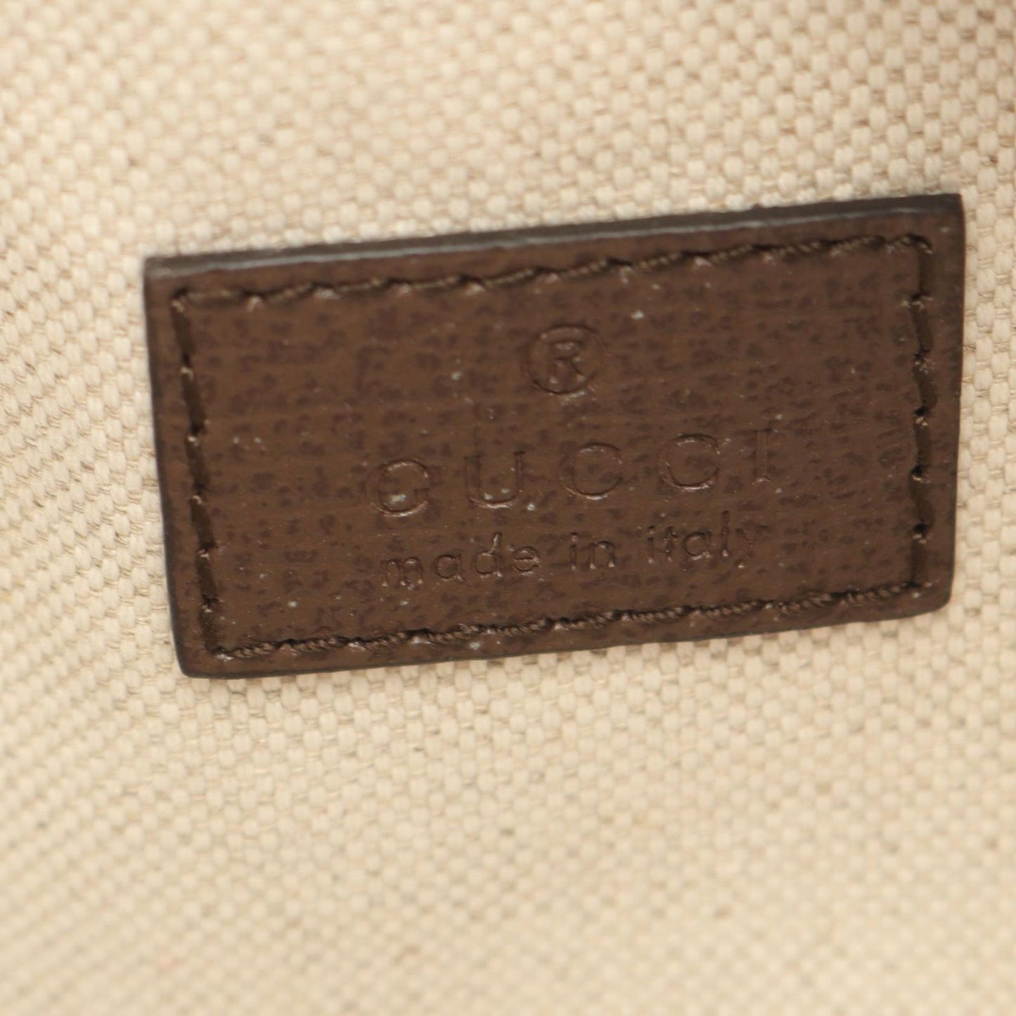 Gucci Shoulder Bag Jumbo GG Beige Brown Green Canvas Leather — view 4