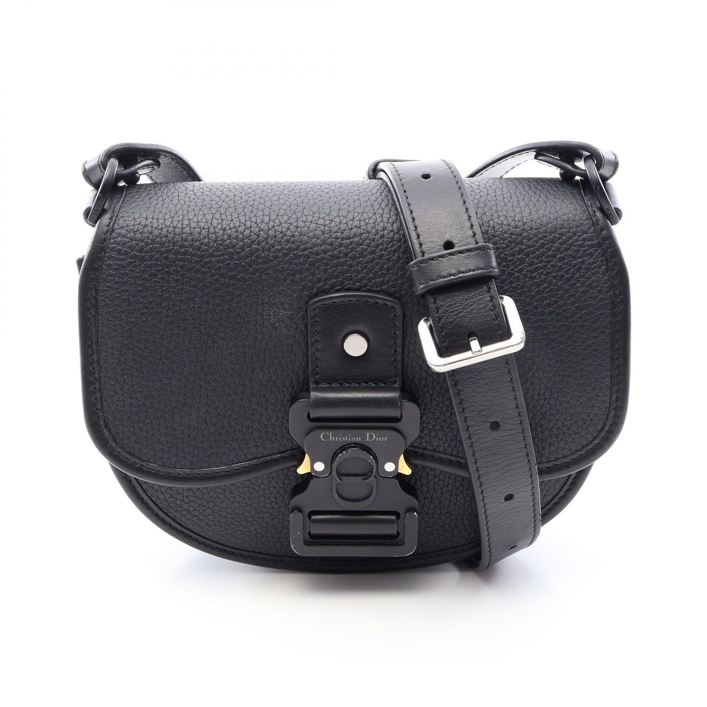 Dior Shoulder Bag Gallop Mini Black Leather