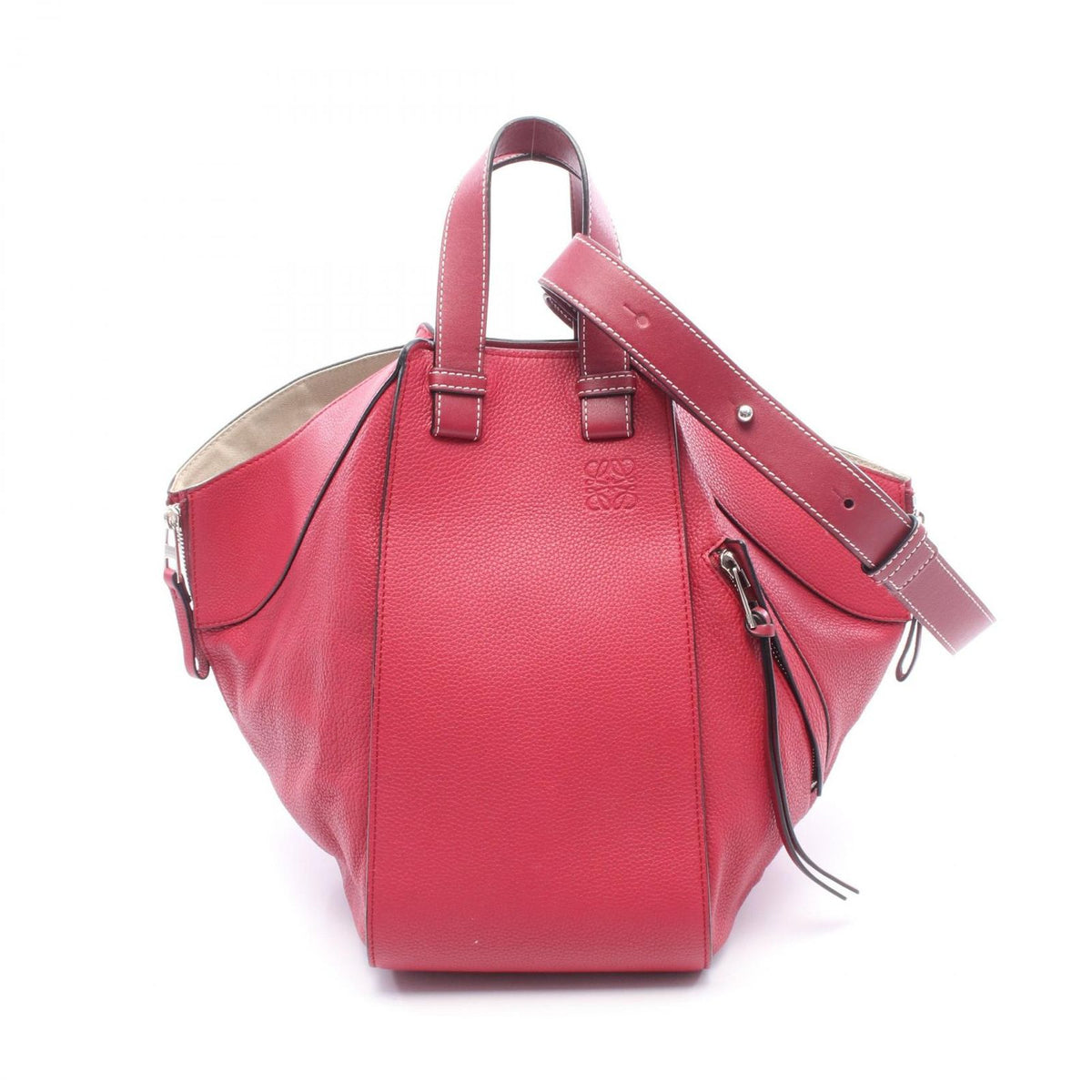 Loewe Handbag Hammock Bag Small 2-Way Pink Leather
