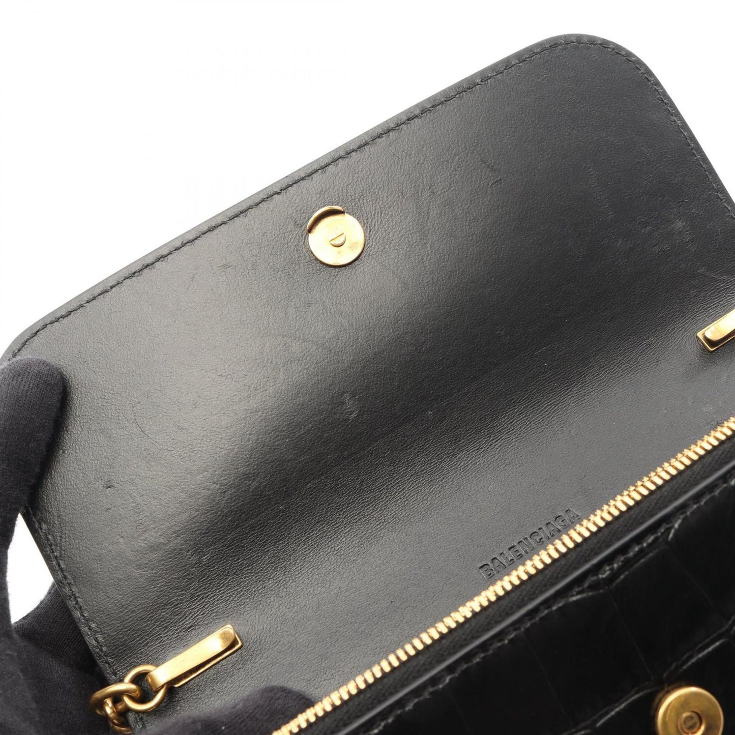 Balenciaga Shoulder Bag Gossip Croco — view 5