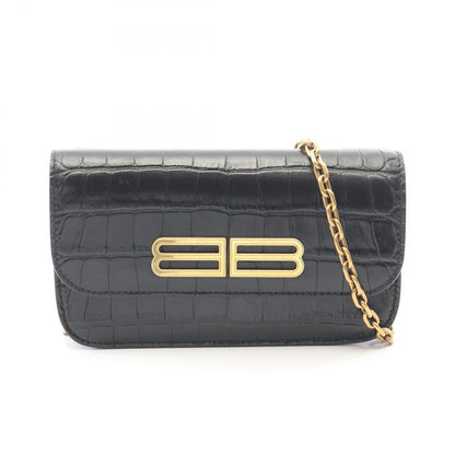 Balenciaga Shoulder Bag Gossip Croco