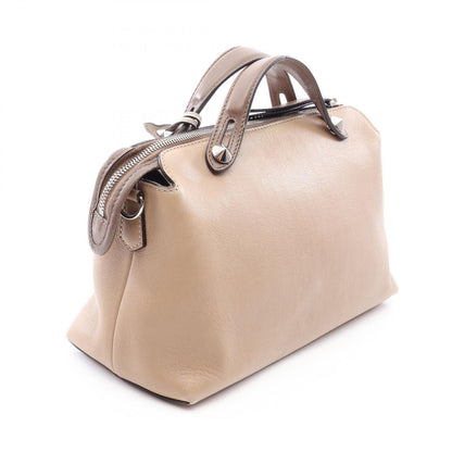 Fendi by the Way Medium 2-Way Beige Brown Leather Handbag — view 2