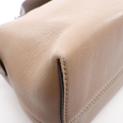 Fendi by the Way Medium 2-Way Beige Brown Leather Handbag — view 6
