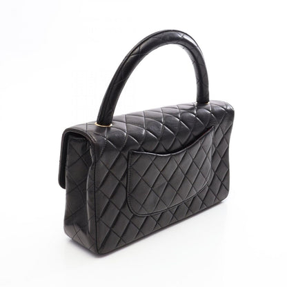 Chanel Handbag Quilted Parent Child Bag Black Lambskin — view 2