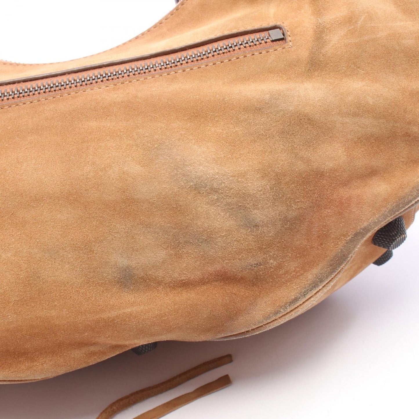 Balenciaga Shoulder Bag le Cagole Small Camel Suede — view 5
