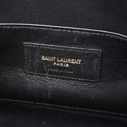 Saint Laurent Paris Waist Bag Vicky Black Leather Monogram — view 4