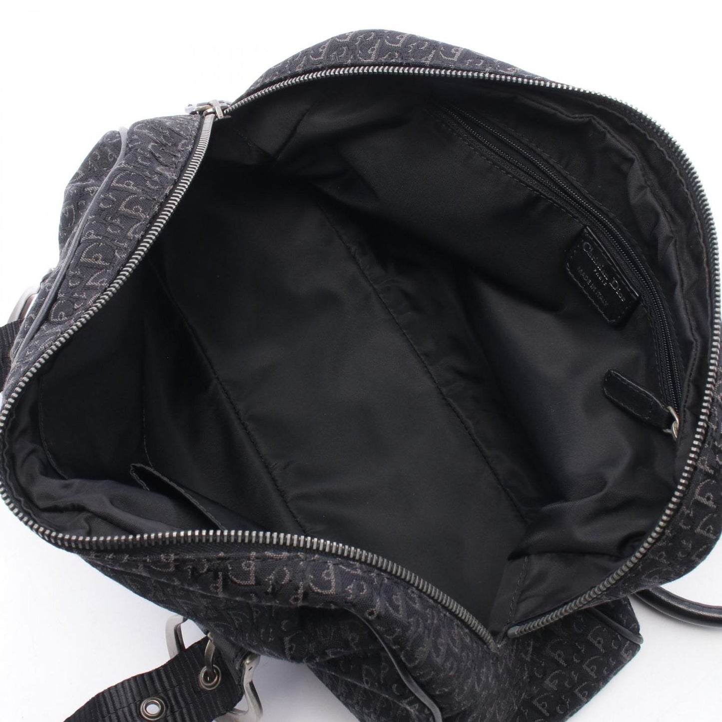 Dior Tote Bag Trotter Black Canvas Leather — view 3