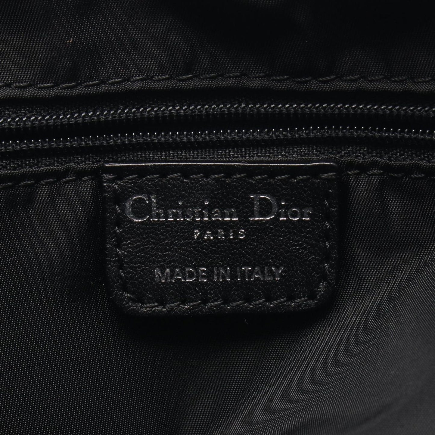 Dior Tote Bag Trotter Black Canvas Leather — view 4