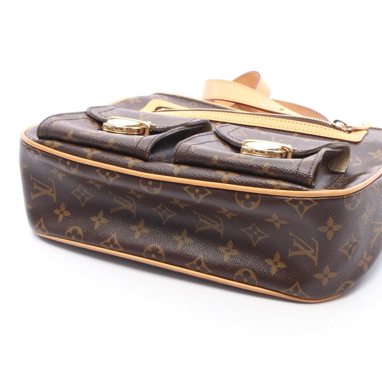 Louis Vuitton Shoulder Bag Hudson GM Monogram Canvas Leather — view 7