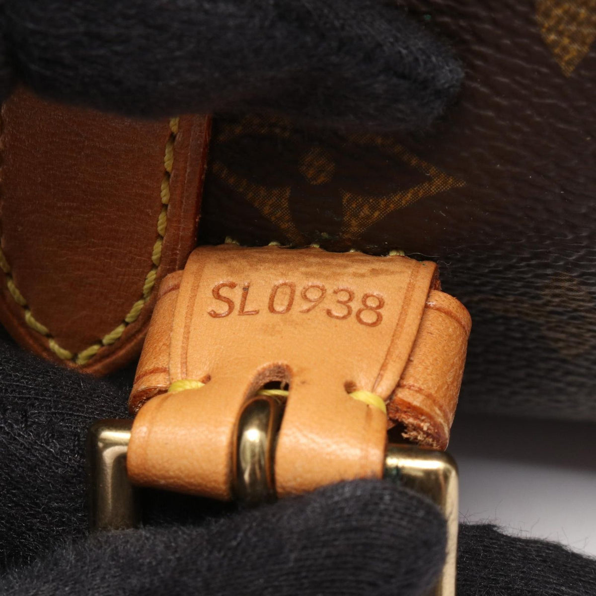 Louis Vuitton Bel Air Monogram 2-Way Canvas Leather Handbag — view 5