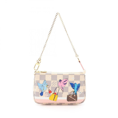 Louis Vuitton Handbag Mini Pochette Accessory Soir Canvas Leather Pouch