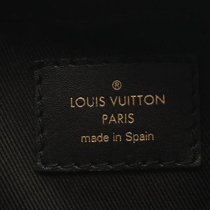 Louis Vuitton Shoulder Bag Saintonge Monogram Noir 2-Way Canvas Leather — view 4