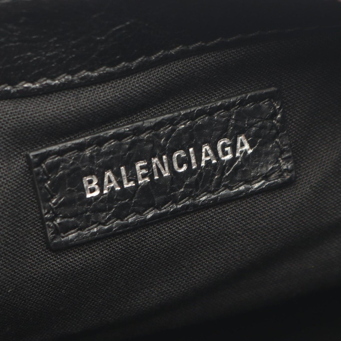 Balenciaga Shoulder Bag Superbusy Super Busy Small Black Leather — view 4