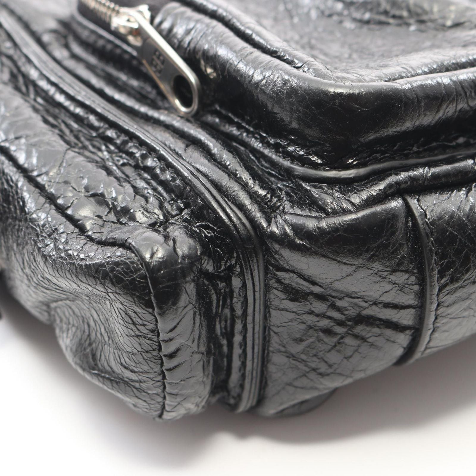 Balenciaga Shoulder Bag Superbusy Super Busy Small Black Leather — view 6