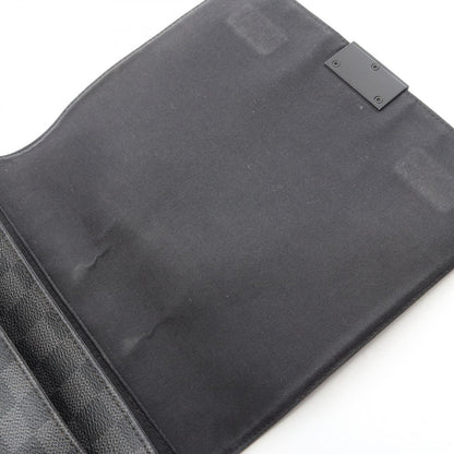 Louis Vuitton Shoulder Bag District PM Damier Graphite Canvas Leather — view 6