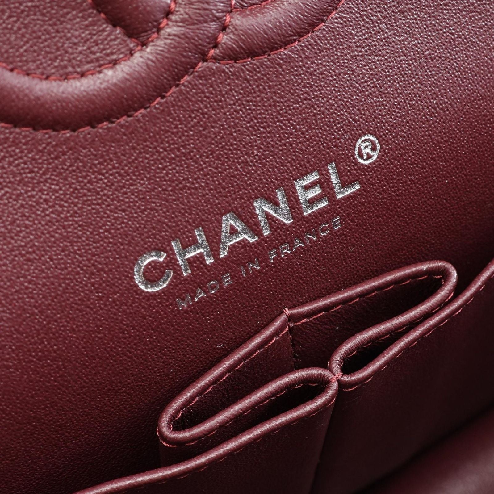 Chanel Shoulder Bag Quilted Double Flap Black Caviar Leather Chain — view 4