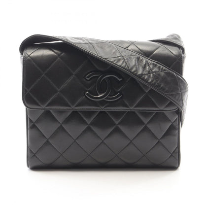 Chanel Shoulder Bag Quilted Black Lambskin