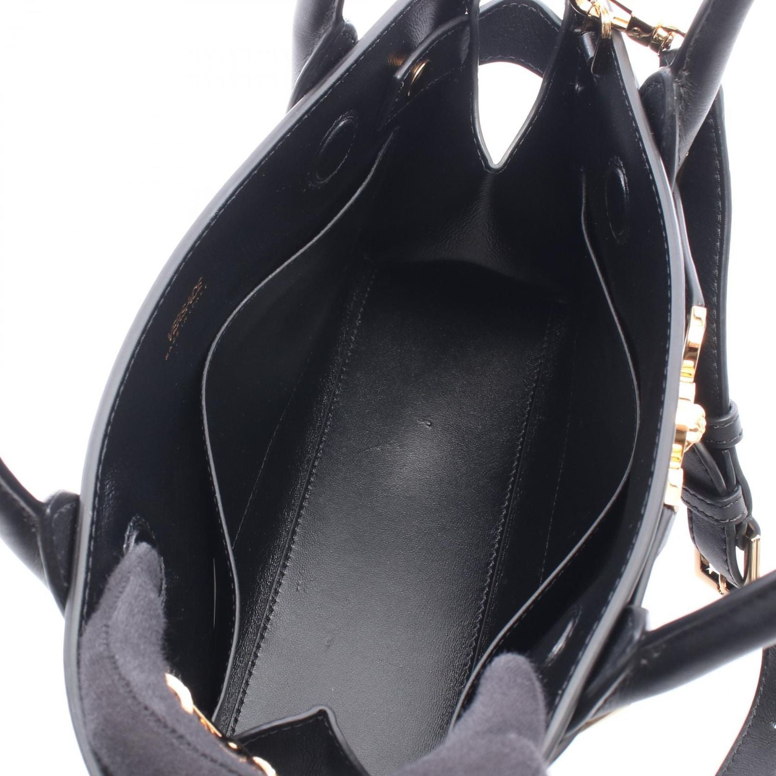 Versace Shoulder Bag Medusa 95 2-Way Black Leather — view 3