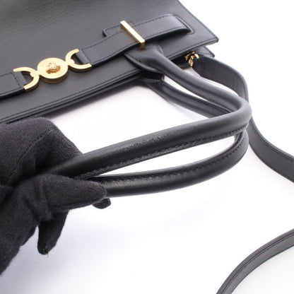Versace Shoulder Bag Medusa 95 2-Way Black Leather — view 6