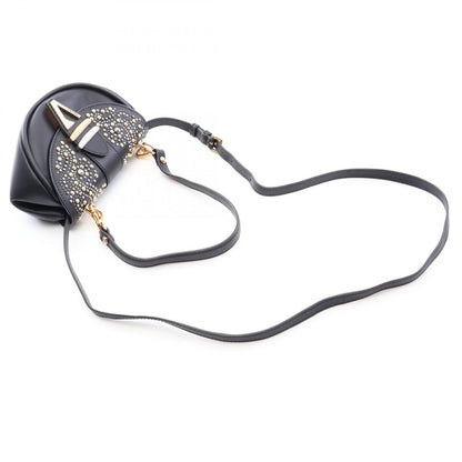 Versace Shoulder Bag Virtus Small 2-Way Black Multi Leather — view 7