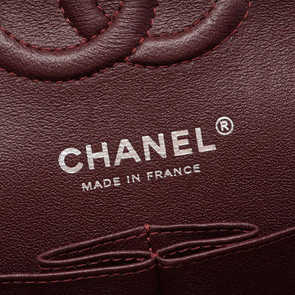 Chanel Shoulder Bag Quilted Double Flap Black Lambskin Chain — view 4