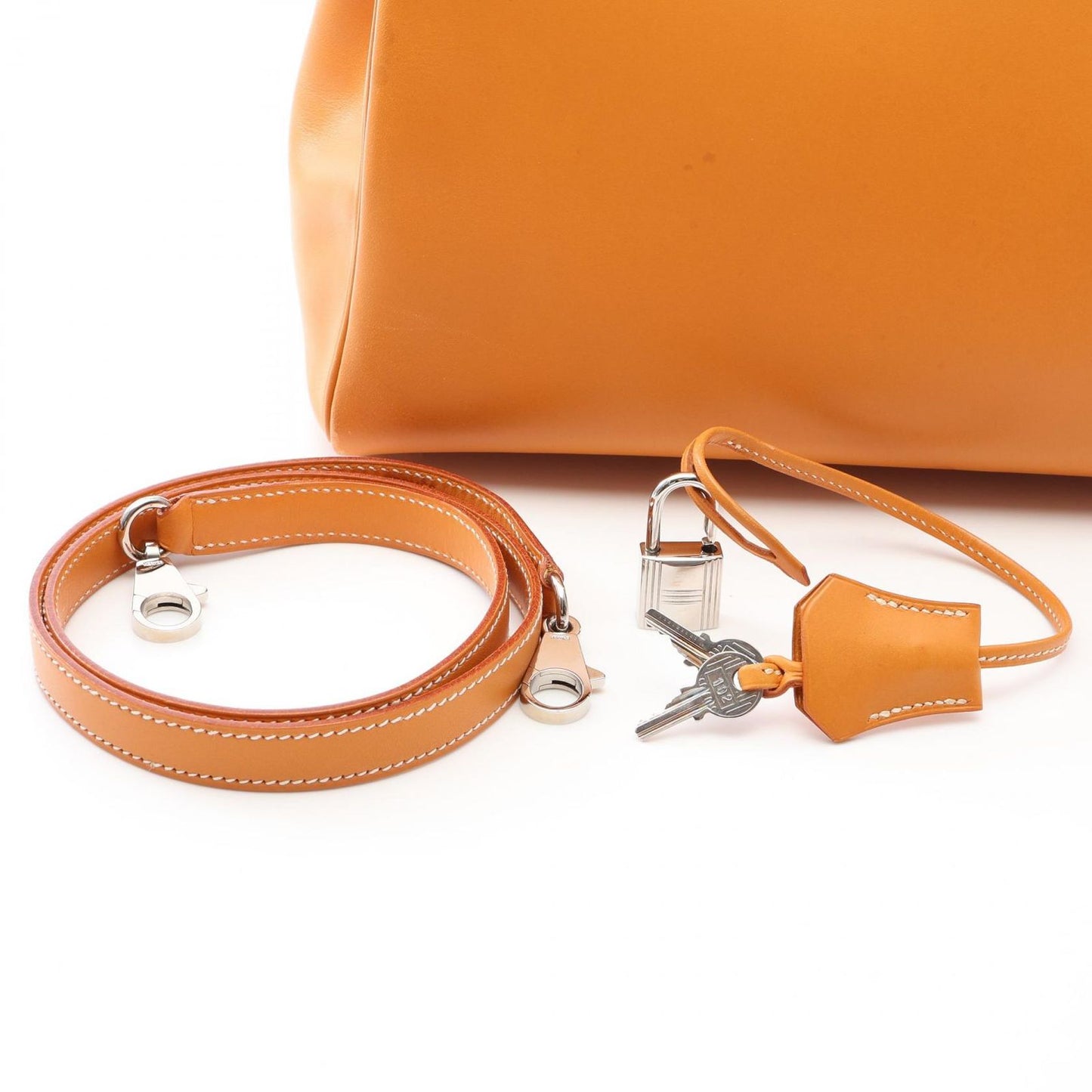 Hermes Kelly 35 2-Way Natural Leather Handbag — view 6
