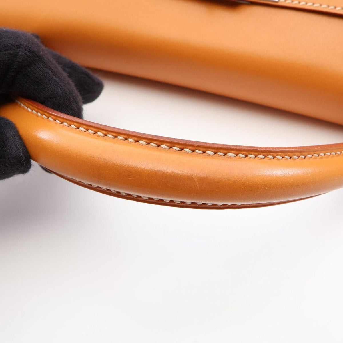 Hermes Kelly 35 2-Way Natural Leather Handbag — view 7