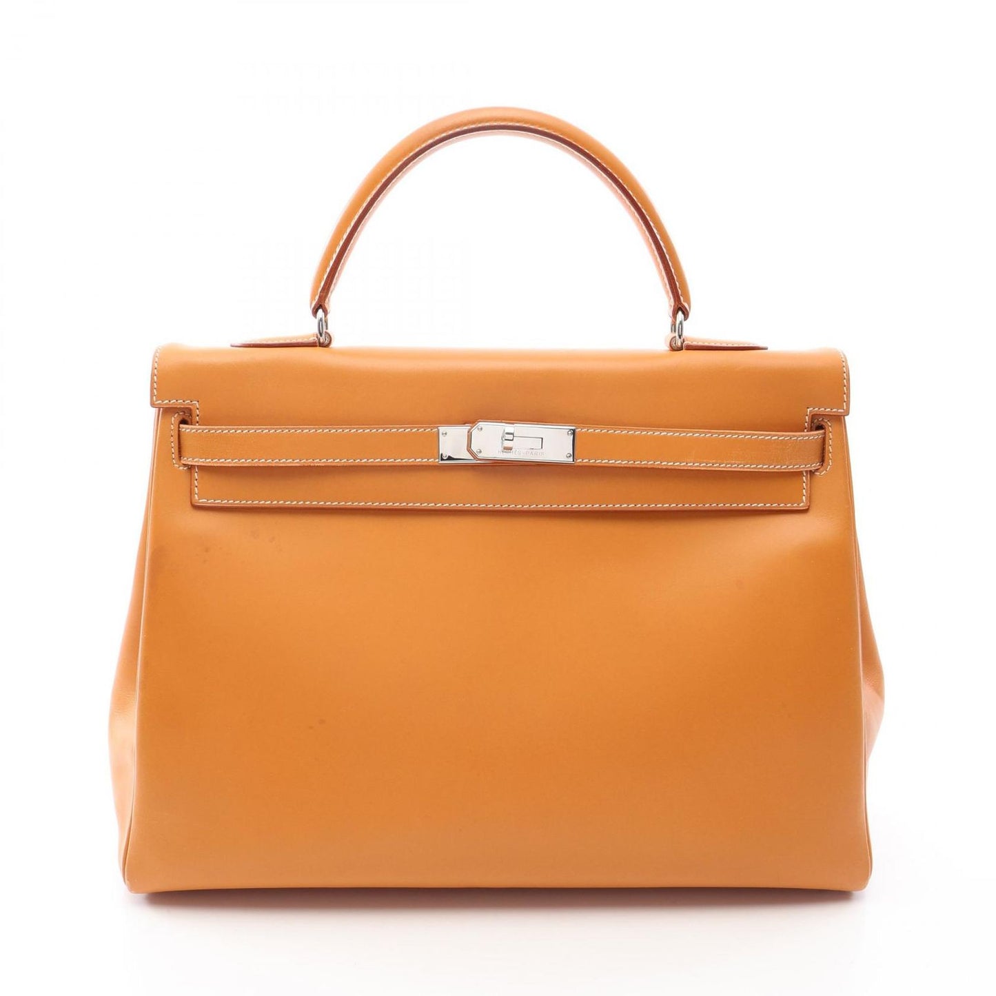 Hermes Kelly 35 2-Way Natural Leather Handbag