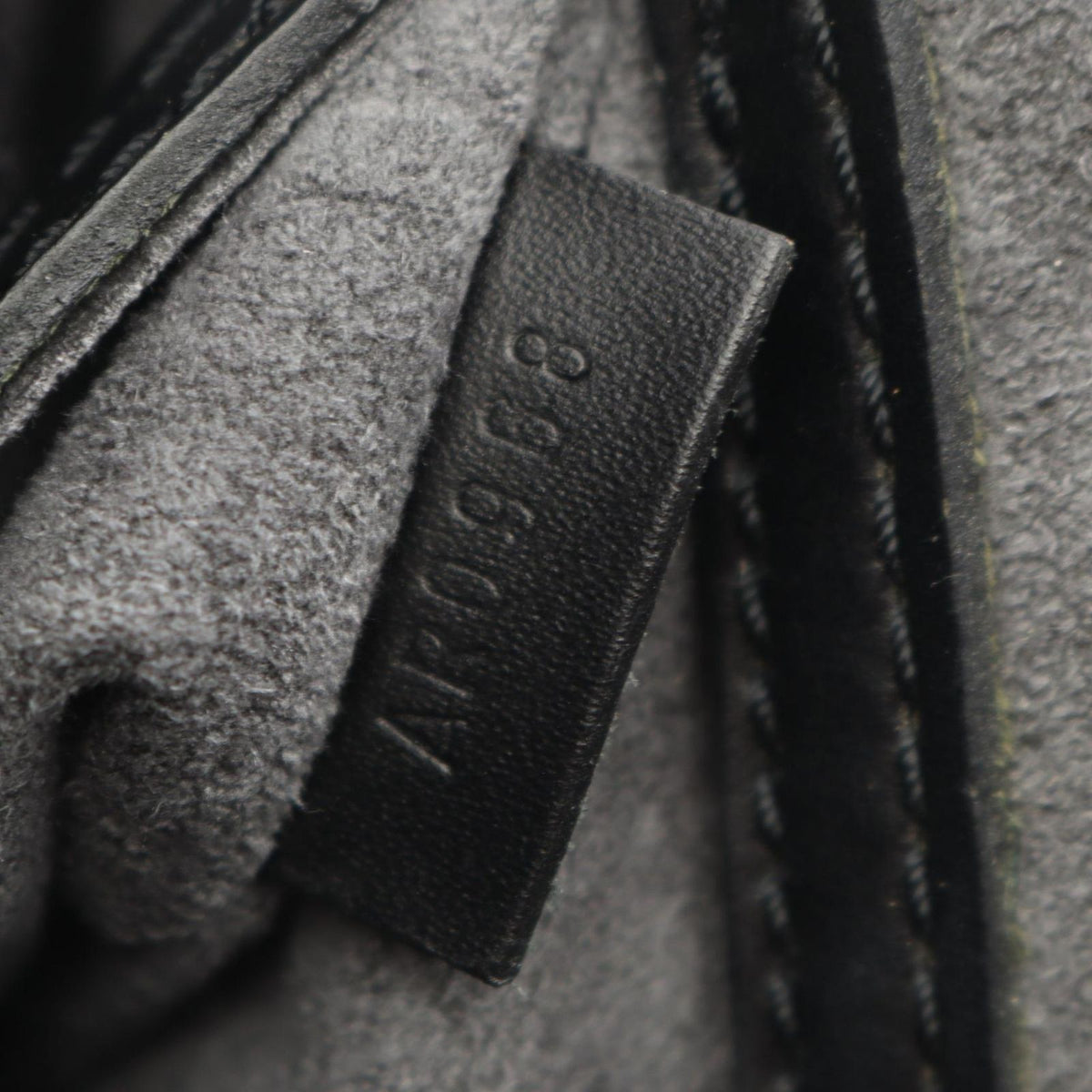 Louis Vuitton Alma Noir Leather Handbag — view 5