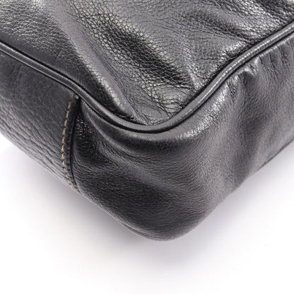 Gucci Shoulder Bag Crest Black Leather — view 6