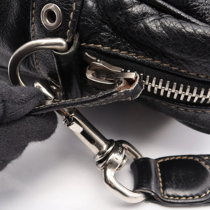 Gucci Shoulder Bag Crest Black Leather — view 7