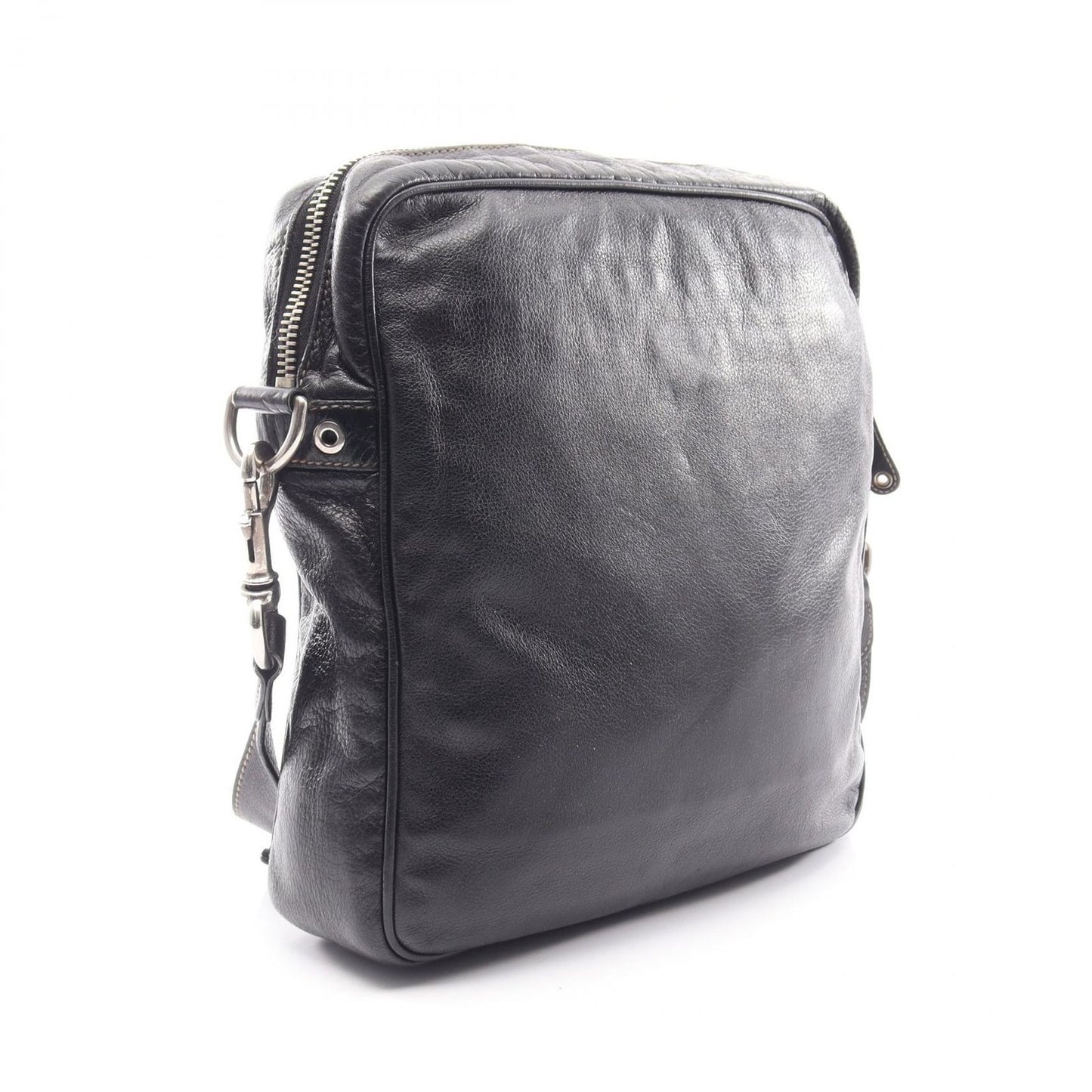 Gucci Shoulder Bag Crest Black Leather — view 2