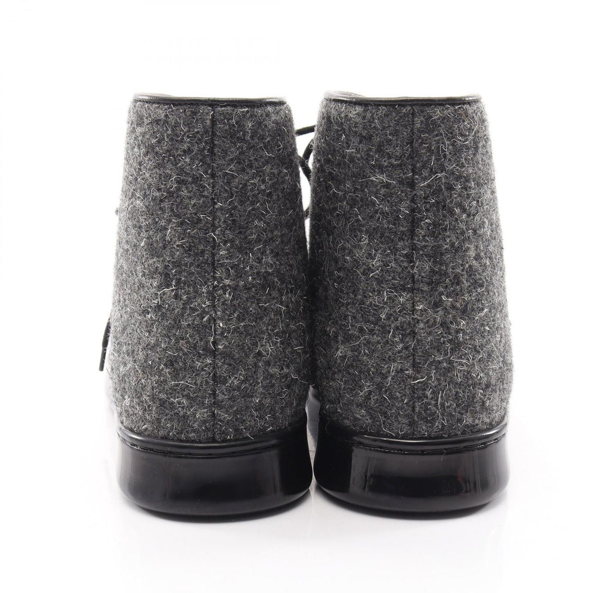 Chanel Sneakers CC Logo Fabric Leather CC Tweed High — view 7