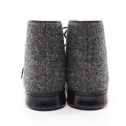 Chanel Sneakers CC Logo Fabric Leather CC Tweed High — view 7