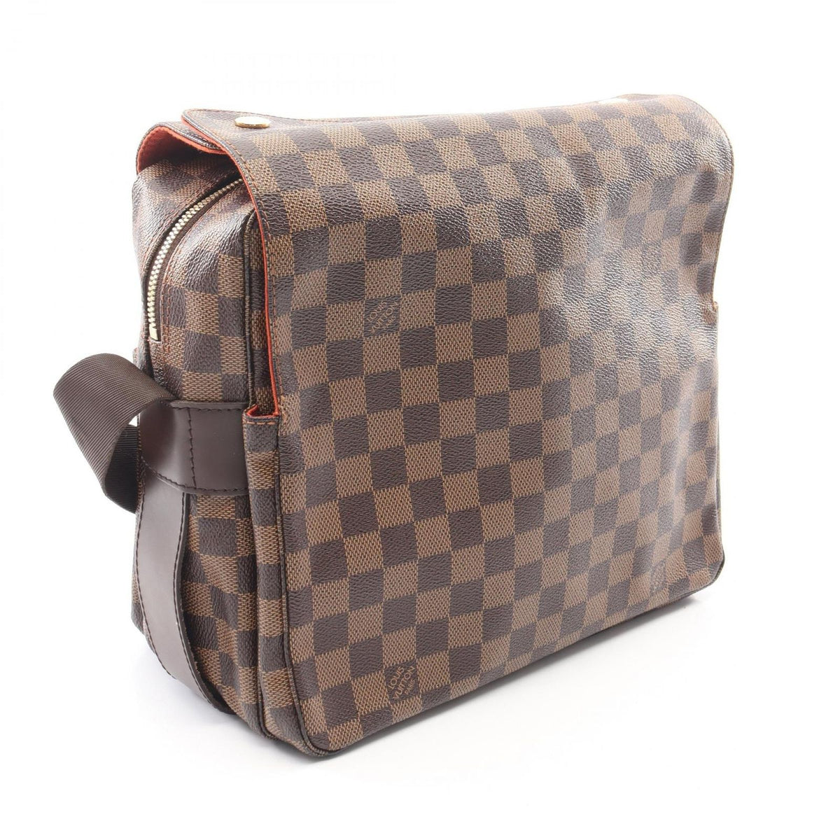 Louis Vuitton Shoulder Bag Naviglio Damier Ebene Canvas Leather — view 2