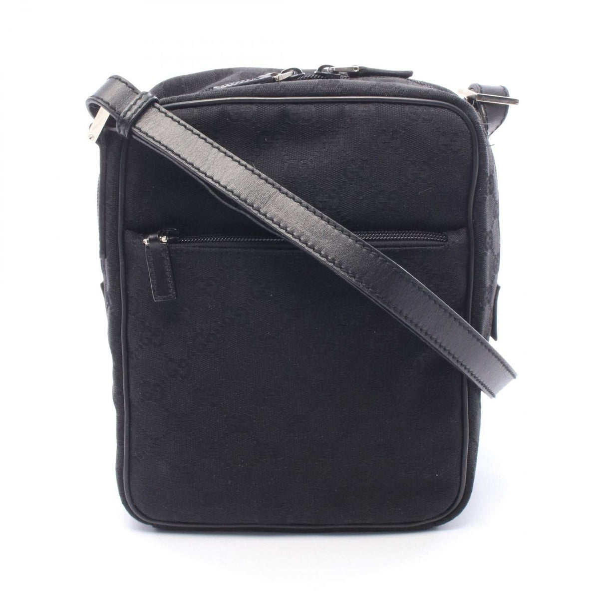 Gucci Shoulder Bag GG Canvas Black