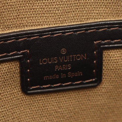 Louis Vuitton Shoulder Bag Sac Plat Utah Cafe Leather Sac — view 4