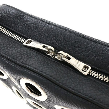 Prada Perforated Chain Shoulder Bag — view 7