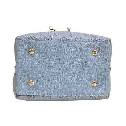 Louis Vuitton Handbag Mahina Mulia Blue Leather Cowhide — view 5