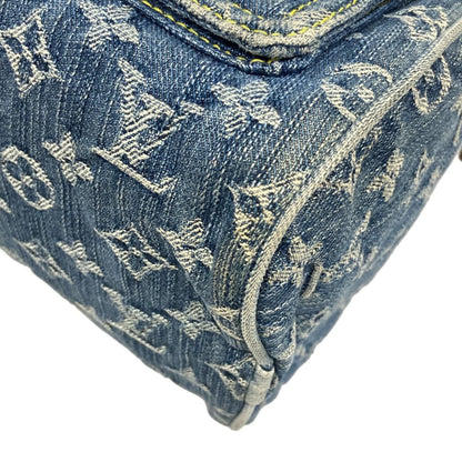 Louis Vuitton Handbag Monogram Denim Neo Speedy Blue Cotton — view 6