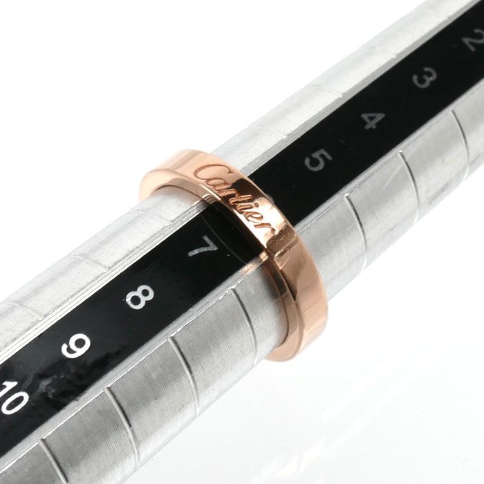 Cartier 18K Pink Gold C de Cartier Wedding Ring 46 Vintage — view 6